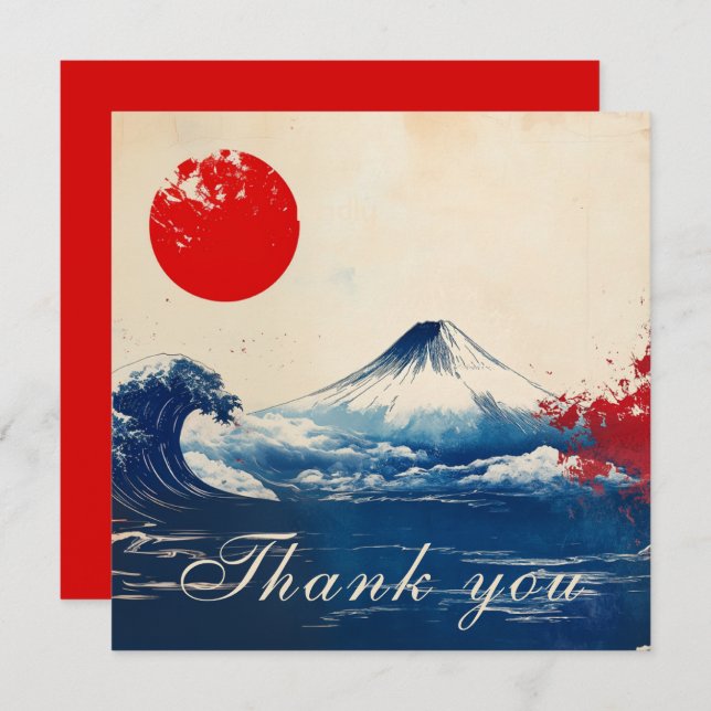 Thank you Japonesque Harmony with Fuji (Front/Back)