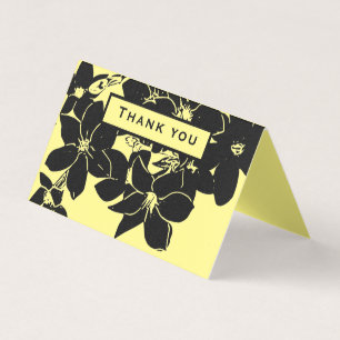 Thank you Jasmine Flower Pack of Mini Cards