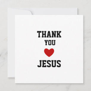 Thank You Jesus Modern Christian Faith Heart