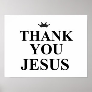 THANK YOU JESUS POSTER