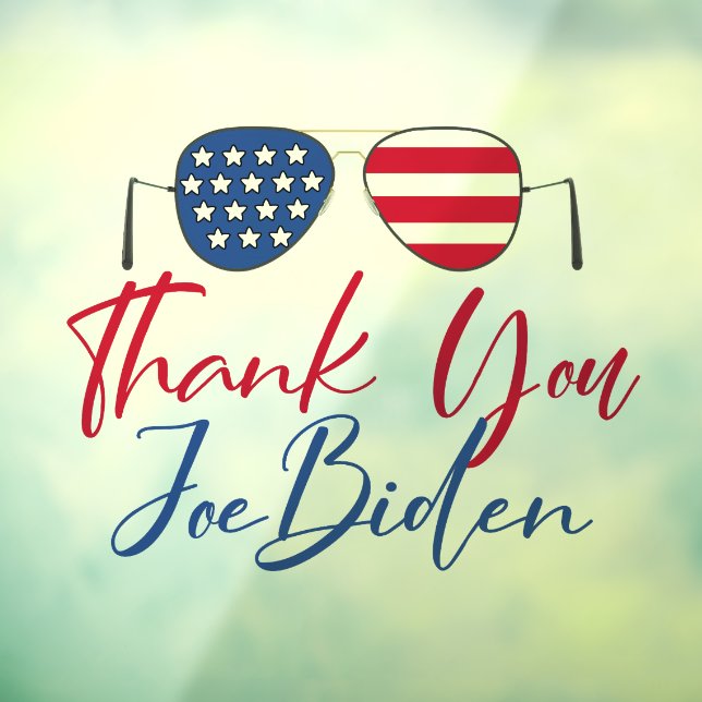 Thank You Joe Biden American Flag Commemorative (Sheet 3)