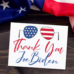 Thank You Joe Biden Postcard