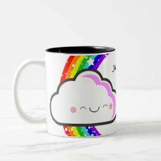 Thank you KAWAII rainbow mug by thecutescream