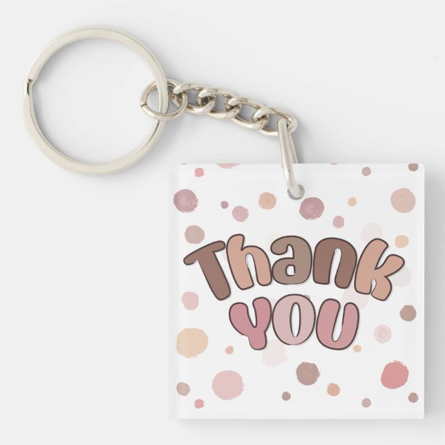 Thank you  key ring (Front)