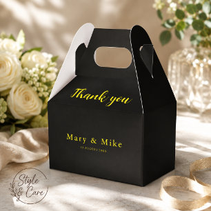 Thank You Large Gable Favour Box for Any Occasion