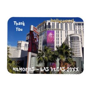 Thank You   Las Vegas Bachelorette Photo Souvenir Magnet