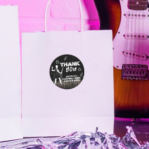 Thank you Last Tour Punk Rock Bachelorette Classic Round Sticker