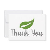 Thank You Leaf Card