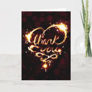 thank you light card