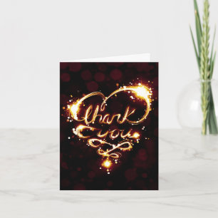 thank you light card
