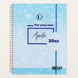 Thank you & Logo & Text personalise Planner