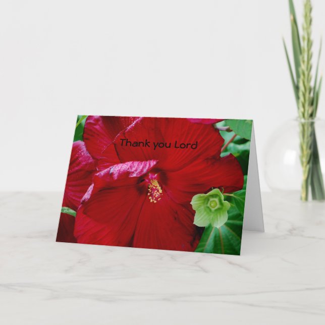 Thank you Lord Card (Front)