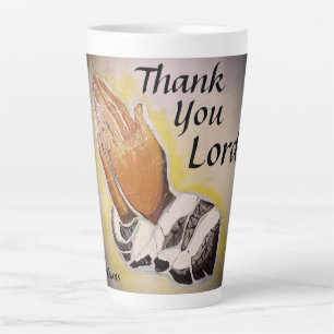 Thank You Lord Latte Mug