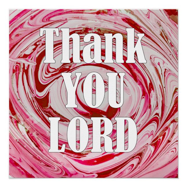 THANK YOU, LORD, POSTER (Front)