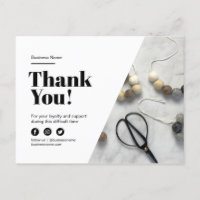 Thank You Loyalty Discount Handmade Business