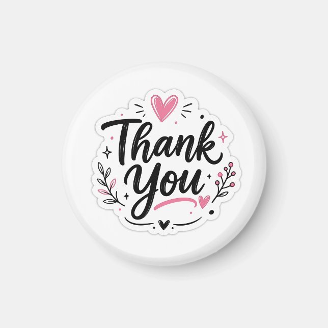 Thank you  magnet (Front)