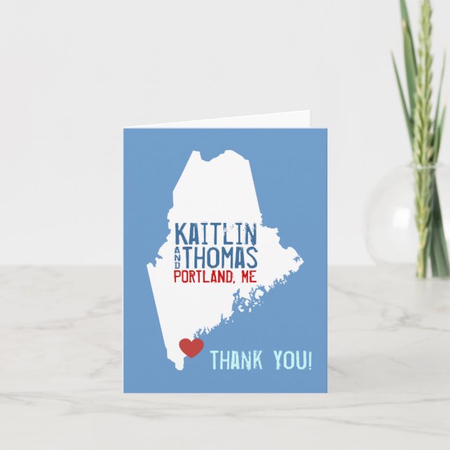 Thank you - Maine - Customisable (Front)