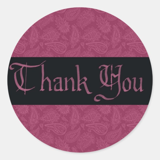 Thank You Masquerade Sticker (Front)