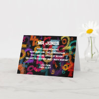 thank you Math teacher Appreciation poem