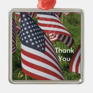 Thank You Metal Tree Decoration