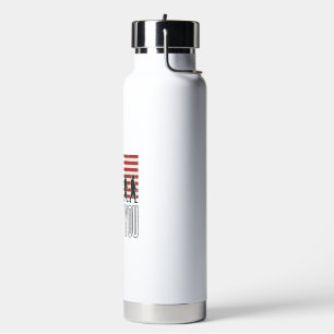 Thank You Military Flag Silhouette Vintage Shirt D Water Bottle
