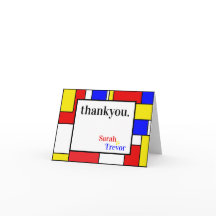 Thank You | Modern Bold Primary Colours