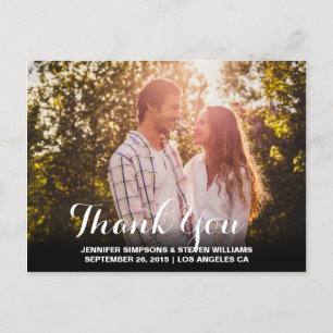 THANK YOU MODERN POSTCARD