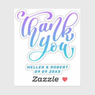 Thank you modern typography