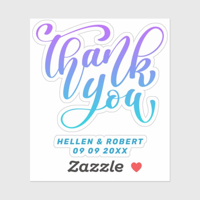 Thank you modern typography (Sheet)