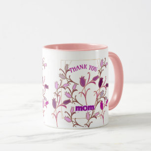 THANK YOU MOM MUG SIMPLE ART GIFT FOR ANYONE 2023