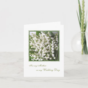 Thank you Mom, Wedding. White Lily of the valley.