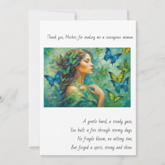 Thank you, Mother Poem Card