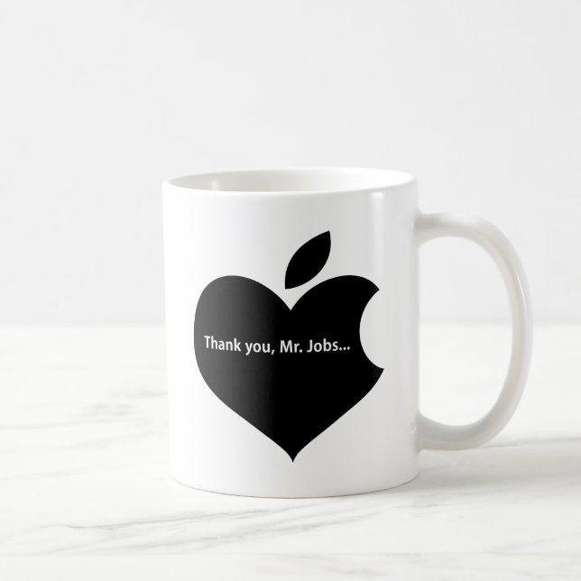 THANK YOU MR JOBS COFFEE MUG (Right)