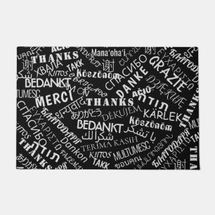 Thank You ! - Multi Language - International World Doormat