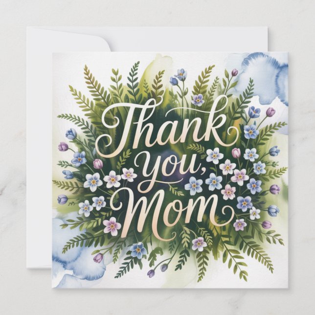 Thank You, Mum Card (Front)