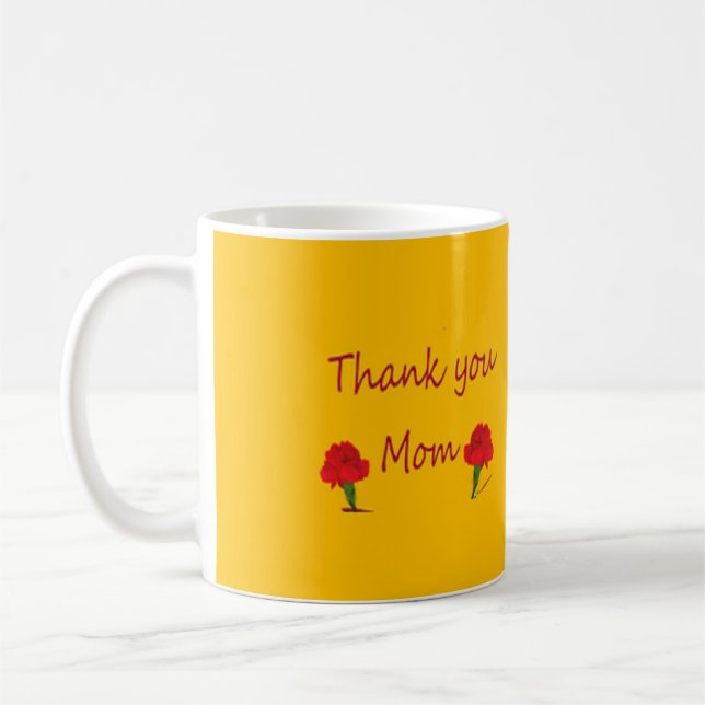 Thank you mum coffee mug (Left)