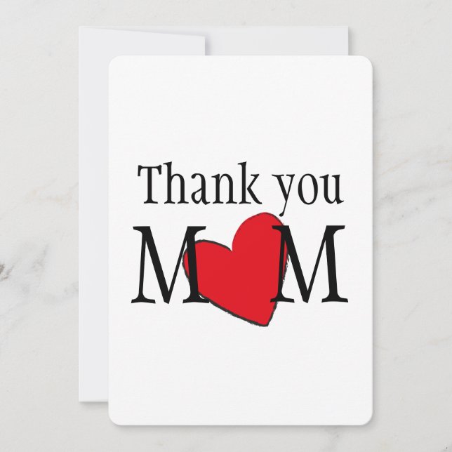 Thank You Mum Customised  (Front)