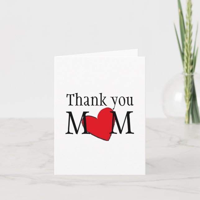 Thank You Mum Customised  (Front)