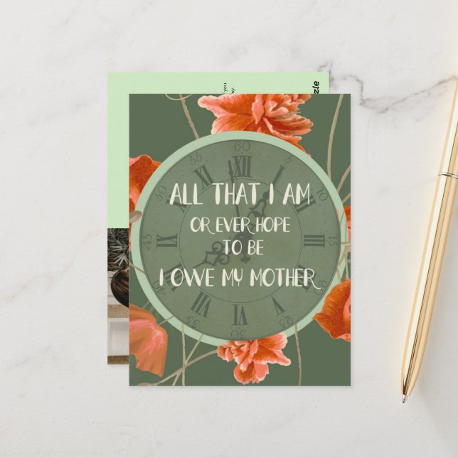 Thank You Mum Gift Card (Front/Back In Situ)