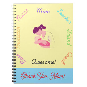 Thank You Mum Notebook