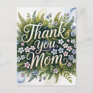 Thank You, Mum Postcard