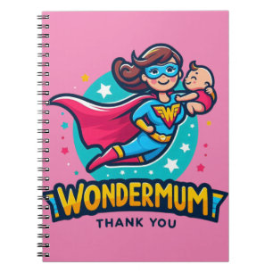Thank you Mum! T-Shirt Notebook