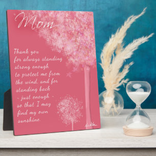 Thank You Mum Trees Plaque
