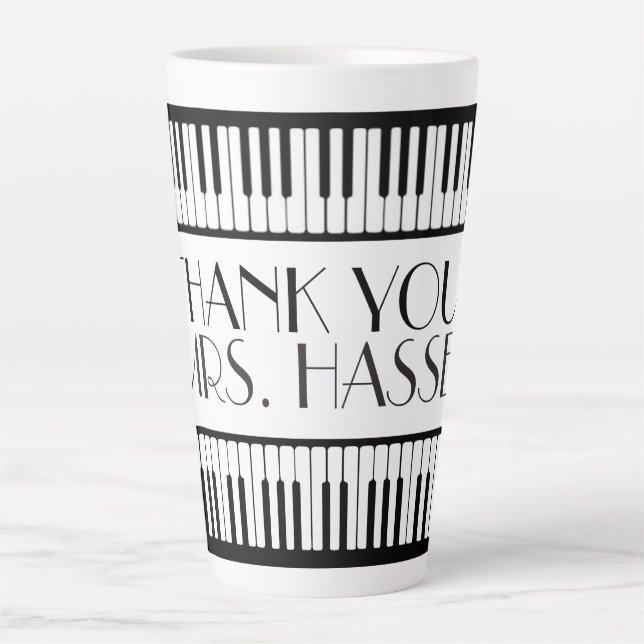 Thank You Music Teacher Coffee Mug (Front)