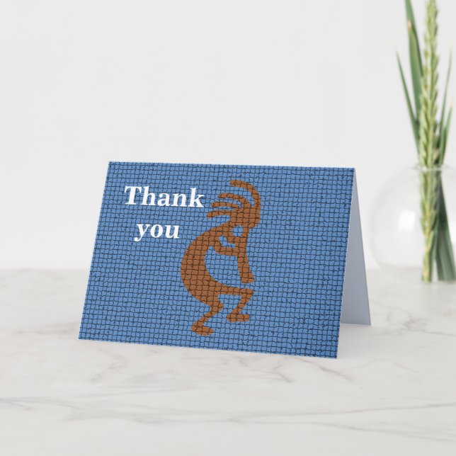 Thank You Music Teacher Kokopelli Flute Card (Front)