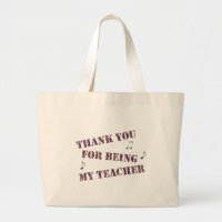 Thank You Music Teacher Musical Notes Appreciation