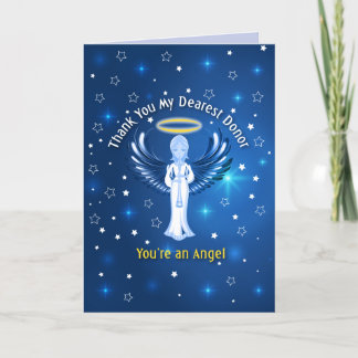 Thank you My Dearest Donor - Blue