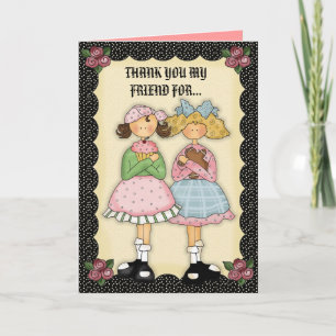 THANK YOU MY FRIEND CARD