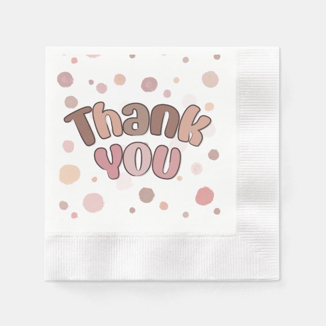 Thank you  napkin (Front)