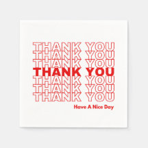 Thank You Napkins